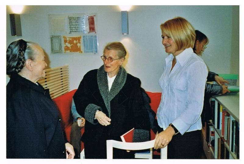 Magda Rüscher und zwei weitere Personen